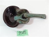 Evangeline Pottery Guitar Ashtray