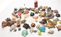 Collection de tortues de diverses matières