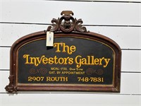 Painted Wooden Trade Sign