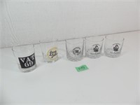 Qty of 5 Whisky Glasses