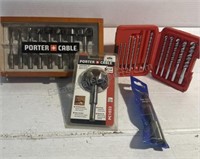 PORTER AND CABLE 8 PIECE FORSTNER DRILL BIT KIT,