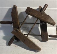 Vintage Wooden Clamps Large