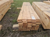 80 - 1x4x8 Hemlock Lumber