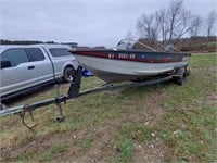 1989 Bass Tracker 16 Foot Boat