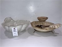 2-Ceramic Shrimp Cocktail Serving Bowls