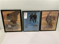 Framed Prints; Eagle & Turkey Prints By Robert