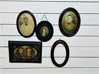 Antique Family Photos & Frame