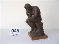 Austin Productions Statue The Thinker 1962