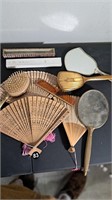 Vintage Beauty Lot, Brushes, Comb, Mirrors