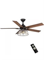 Casun LED Indoor Aged Iron Ceiling Fan 11252AIWNCN