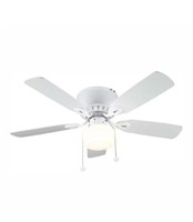 Kennesaw LED White Ceiling Fan Model UC42V-WH-SHC