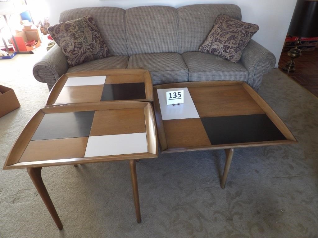 1 Coffee Table and 2 End Tables