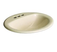 Aragon Drop-In Oval Bathroom Sink 13-0012-4BHD