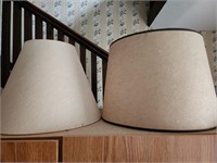 (2) Large Lamp Shades