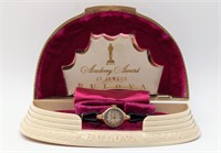 10K Bulova Academy Award 21 Jewels Watch