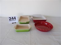Red & Green Cookware Lot