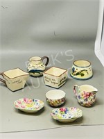 8 pcs mini ceramics & china