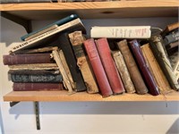 Contents of shelf, Books