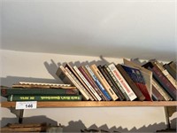 Contents of shelf, books