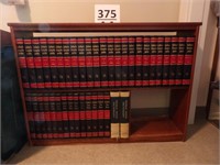 Bookshelf w/ Collier's Encyclopedias
