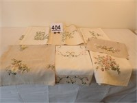 Linen Needle Work & Ribbon Work Table Cloths