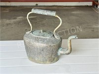 antique copper kettle - 11"