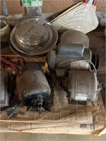 Electric motors, miscellaneous engine parts