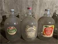 Vintage 1 gallon glass jugs