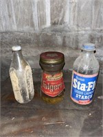 Vintage glass containers