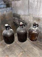 Vintage 1 gallon glass jugs