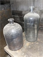 Vintage 1 gallon glass jugs