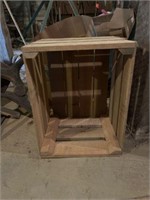 Wood crate