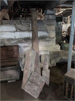 Wood barn beams