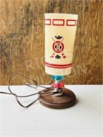vintage curling lamp - 13" tall