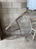 Antique manual cultivator