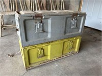 Metal storage containers