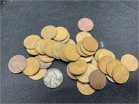 40 Plus Old Wheat Cents