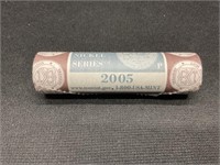 Roll of 2005 P West journey Jefferson Nickels