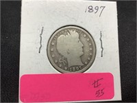 1897 Barber Quarter