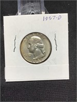 1957-D Washington Quarter UNC