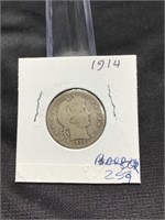 1914 Barber Quarter