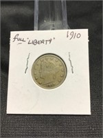1910 Liberty Nickel - Full "Liberty"