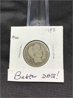 1914-S Barber Quarter