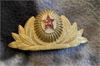 Russian Pin - Uniform Hat Red Star USSR