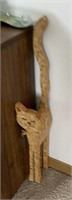 Wood Cat Carving