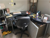 L Shaped Corner Desk and Chair **