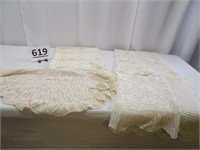 36" x 36" Crochet Table Cloths