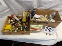 (2) Boxes of Electrical & Plumbing Supplies