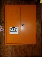 2 Door Orange Wall Cabinet