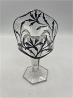 Antique Westmoreland Glass Jack in Pulpit Vase 6